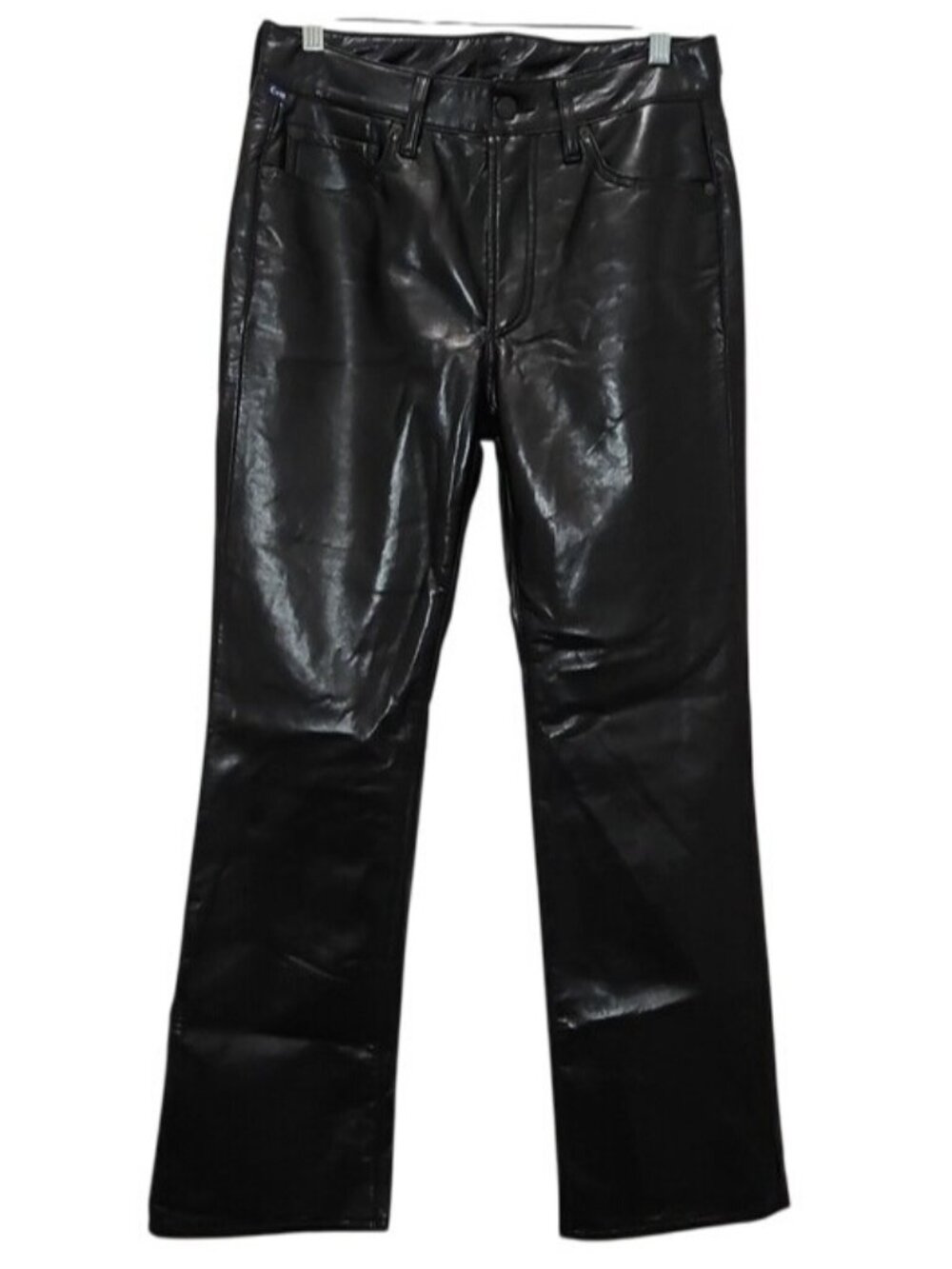 Citizens Of Humanity Genova Black Leather Bootcut Pant New Size 27 New Women's